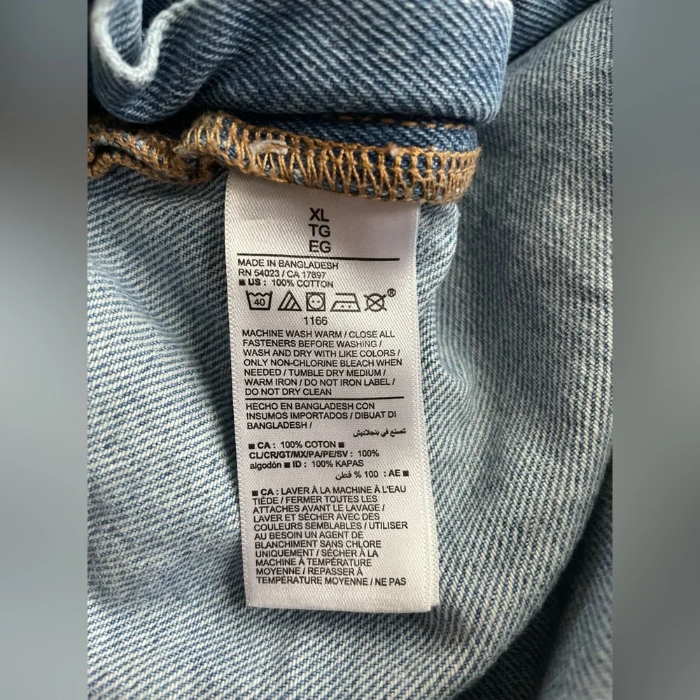 Old Navy Women Denim Blue Romper Size XL - Picture 6 of 7